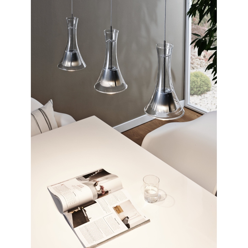 Eglo 93796 - Lustre suspension LED MUSERO 3xLED/5,4W/230V