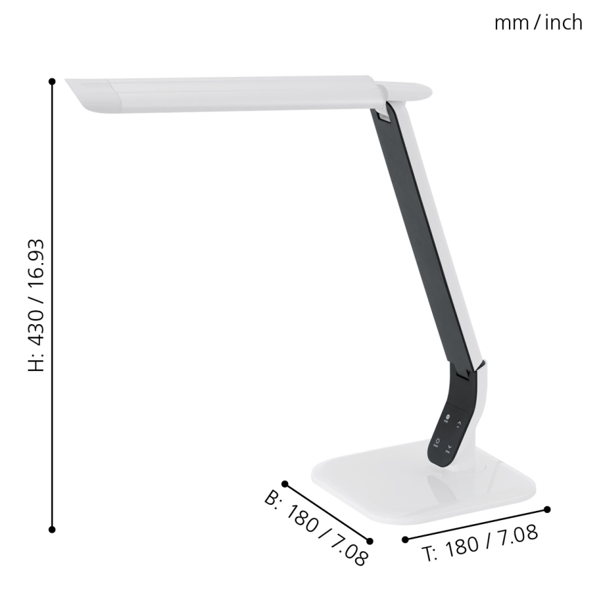Eglo - Lampe LED à intensité modulable LED/6W/230V