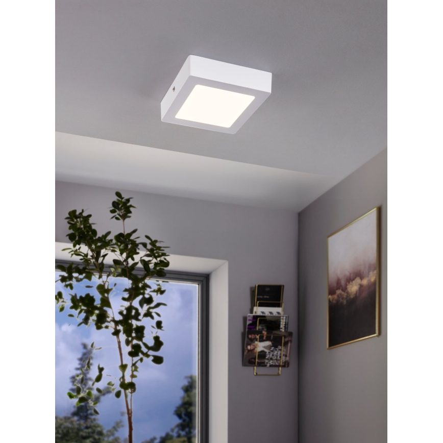 Eglo 94074 - Plafonnier LED FUEVA 1, 10,88 W, 230 V, 17 x 17 cm