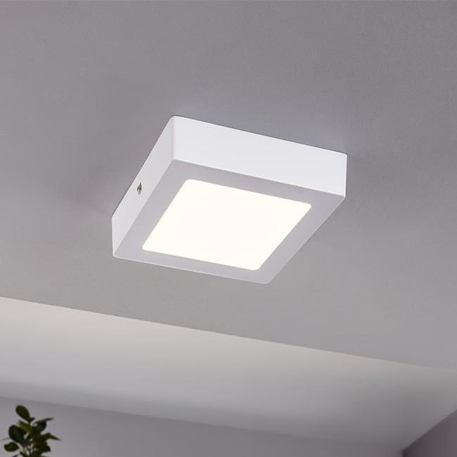 Eglo 94078 - Plafonnier LED FUEVA 1 LED/16,44W/230V 22,5x22,5 cm