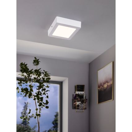 Eglo 94078 - Plafonnier LED FUEVA 1 LED/16,44W/230V 22,5x22,5 cm