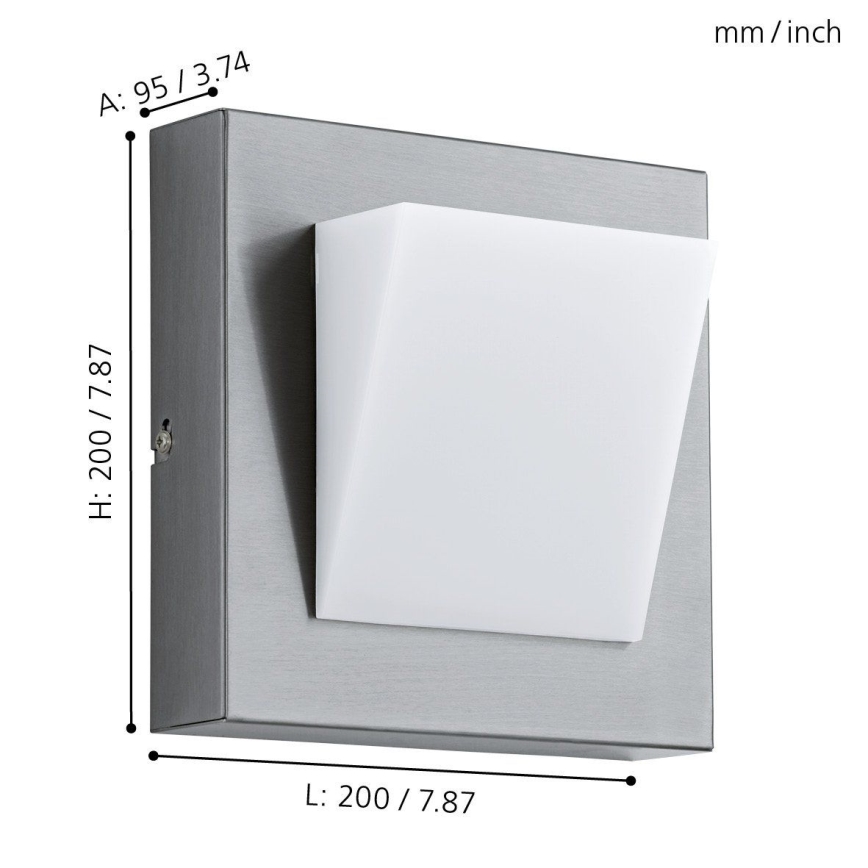 Eglo 94114 - éclairage LED extérieur GALARY 1 1xLED/3,7W/230V IP44