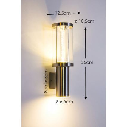 Eglo - éclairage LED extérieur 1xGU10/3W + LED/3,7W IP44