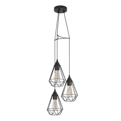 Eglo - Suspension 3xE27/60W/230V
