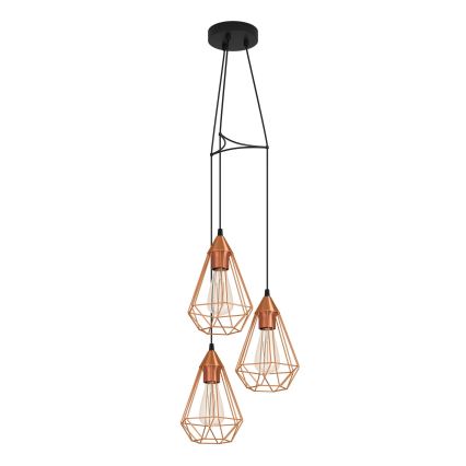 Eglo - Suspension 3xE27/60W/230V