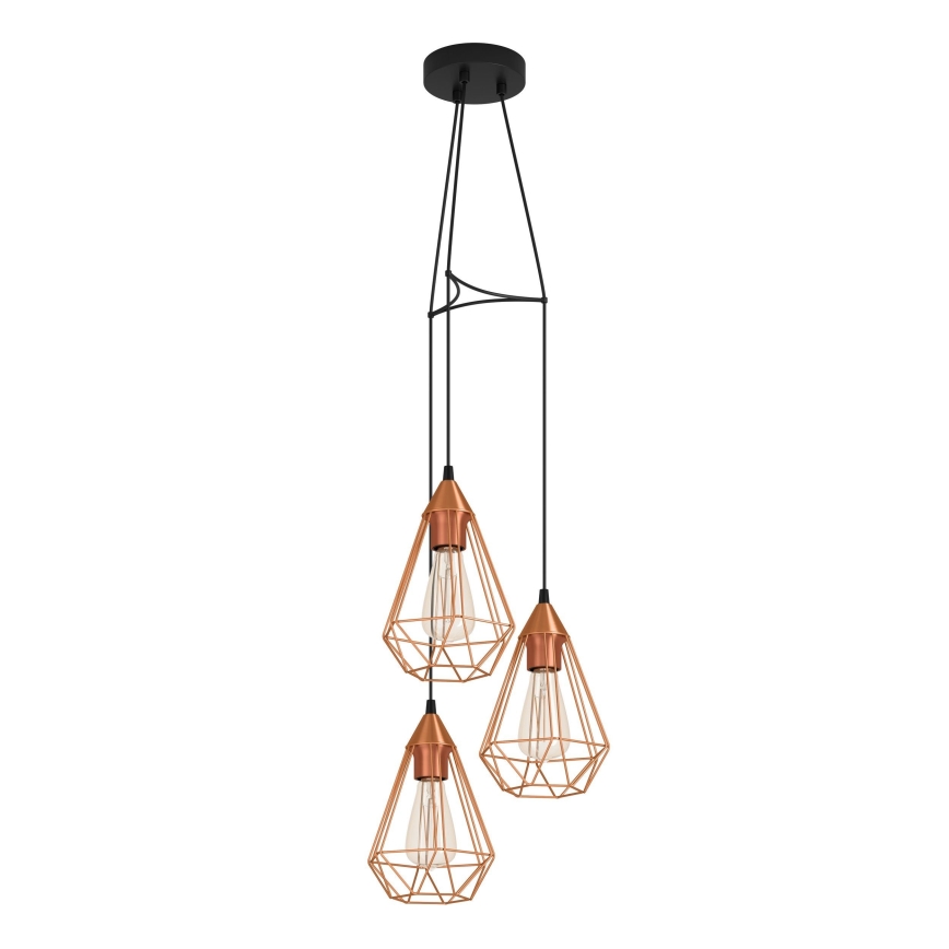 Eglo - Suspension 3xE27/60W/230V