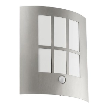 Eglo 94213 - Eclairage LED extérieur avec détecteur CITY LED 1xLED/3,7W/230V IP44