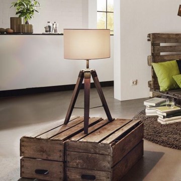 Eglo 94325 - lampe de table LANTADA 1xE27/60W/230V