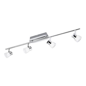 Eglo 94383 - Spot PERITO 4xLED/3W/230V 3000K chrome brillant