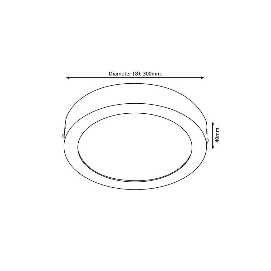 Eglo 94527 - plafonnier LED FUEVA 1 LED/22W/230V