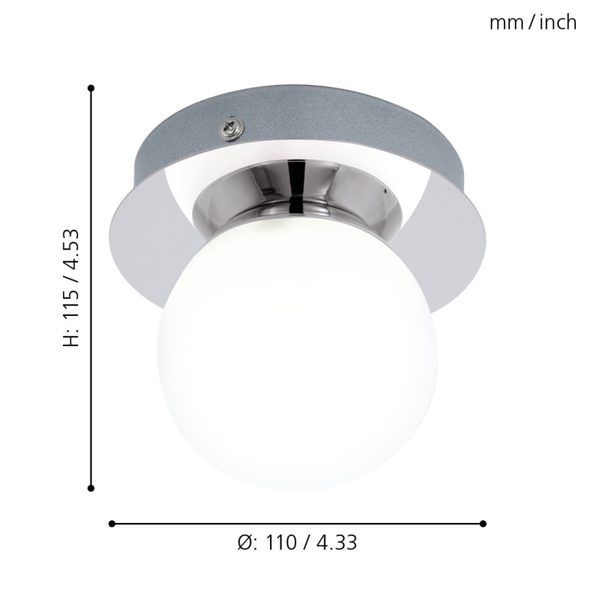Eglo - Luminaire salle de bain 1xLED/3,3W/230V IP44