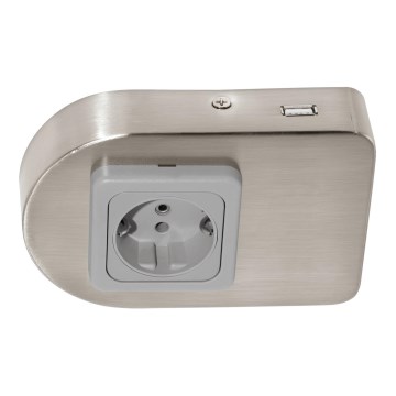Eglo 94662 - Prise électrique pour meuble de cuisine avec USB TAXANO
