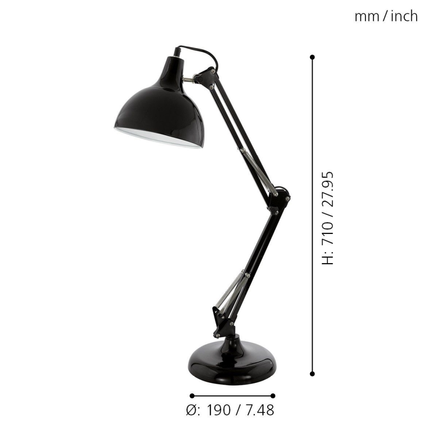 Eglo - Lampe de table 1xE27/40W/230V