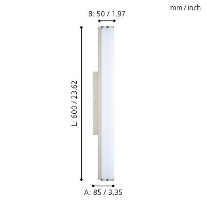 Eglo - luminaire LED pour salle de bains LED/13W/230V IP44