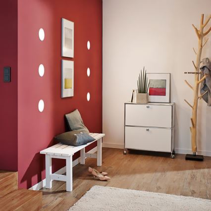 Eglo - LOT de 3 luminaires encastrés FUEVA 1, 1x LED / 2,7 W / 230 V, Ø 8,5 cm