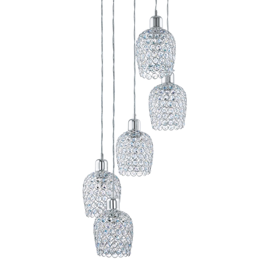 Eglo 94898 - Suspension sur câble BONARES 1 5xE27/60W/230V