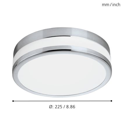 Eglo - Luminaire salle de bain 1xLED/11W/230V IP44