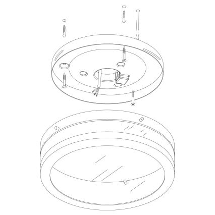 Eglo - Luminaire salle de bain 1xLED/11W/230V IP44