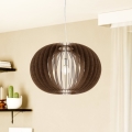 Eglo 95026 - Suspension sur câble STELLATO 1xE27/60W/230V Ø 70 cm marron