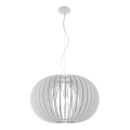 Eglo 95034 - Suspension sur câble STELLATO 1xE27/60W/230V Ø 70 cm blanche