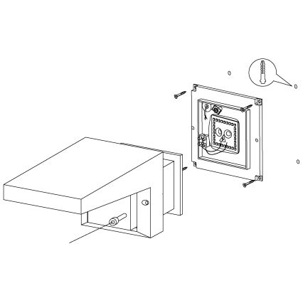 Eglo - Applique murale extérieure LED/10W/230V IP54