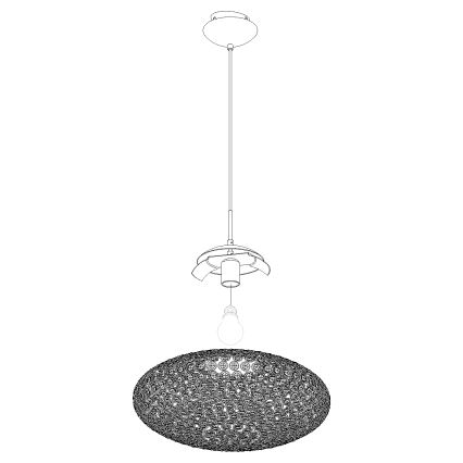 Eglo - Suspension filaire 1xE27/60W/230V