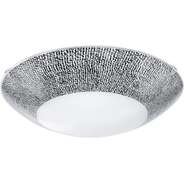 Eglo 95289 - Plafonnier LED MAGITTA LED/16W/230V Ø 31,5 cm noir/blanc