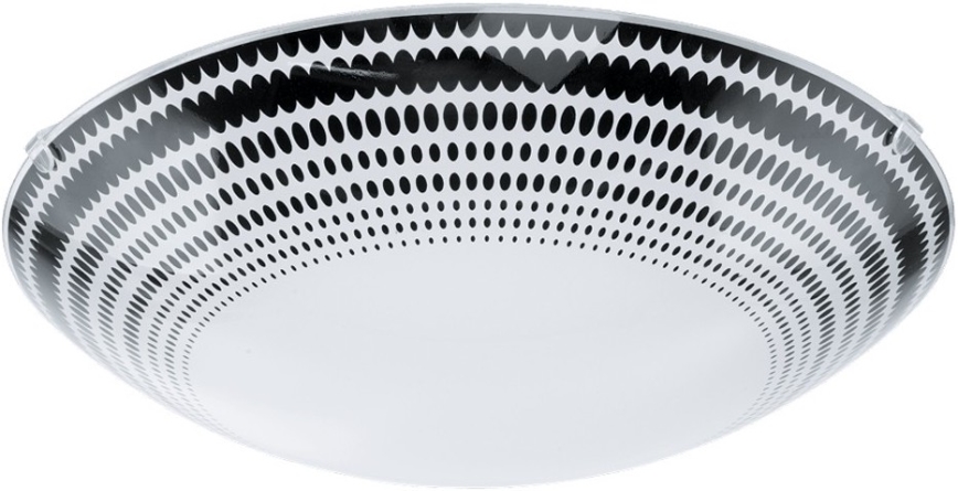 Eglo 95291 - Plafonnier LED MAGITTA LED/16W/230V Ø 31,5 cm noir/blanc