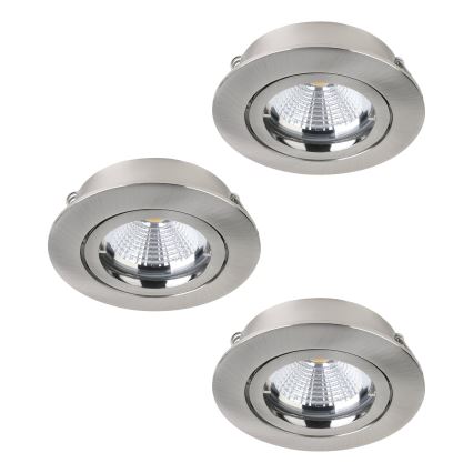 Eglo - SET 3x Spot LED encastrable TEDO 3xGU10-LED/5W/230V