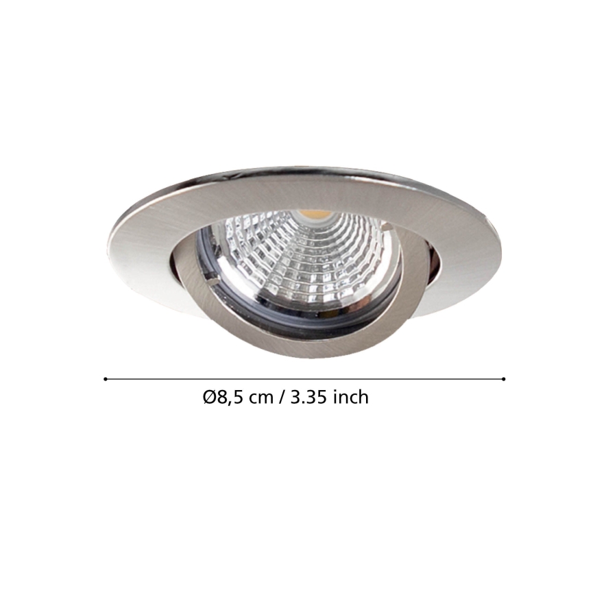 Eglo - SET 3x Spot LED encastrable TEDO 3xGU10-LED/5W/230V