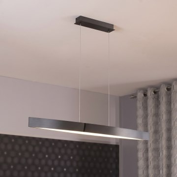Eglo 95549 - Suspension LED dimmable sur câble FORNES-S LED/24W/230V 2700-6500K noir chromé
