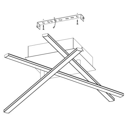 Eglo - Plafonnier LED/13,2W/230V