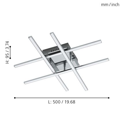 Eglo - plafonnier LED/24W/230V