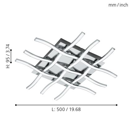 Eglo - plafonnier LED LED/36W/230V