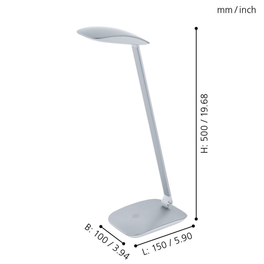Eglo - Lampe de table LED dimmable LED/4,5W/USB