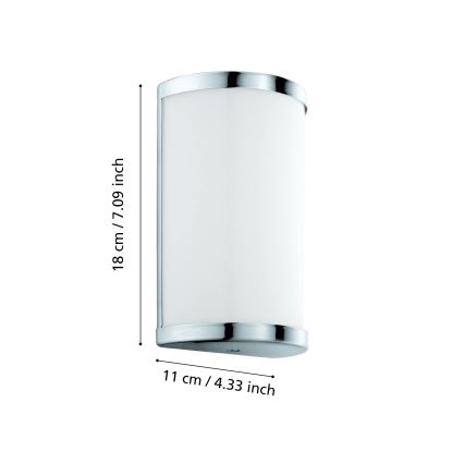 Eglo 95773 - Applique murale LED CUPELLA 2xLED/4,5W/230V