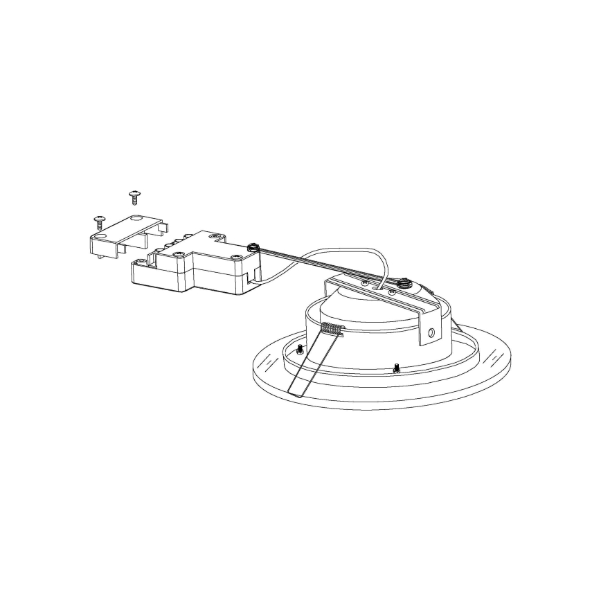 Eglo - Luminaire LED encastrable 1xLED/11W/230V