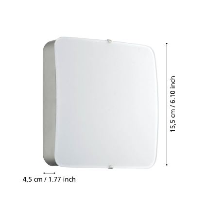 Eglo 95967 - Plafonnier LED CUPELLA LED/11W/230V chrome mat