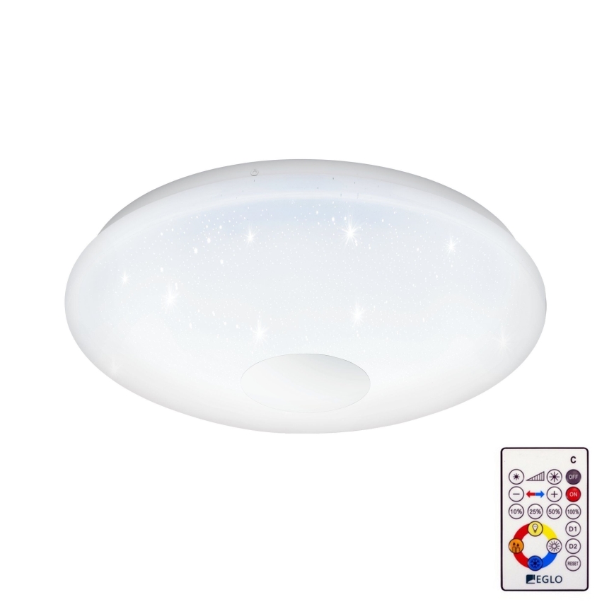 Eglo 95972 - Plafonnier LED dimmable VOLTAGO 2 LED/20W/230V + télécommande