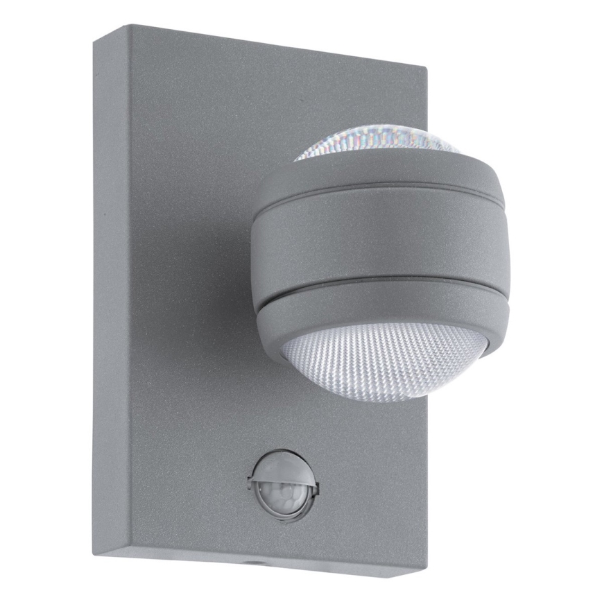 Eglo 96019 - Applique murale LED extérieure avec capteur SESIMBA 1 2xLED/3,7W IP44