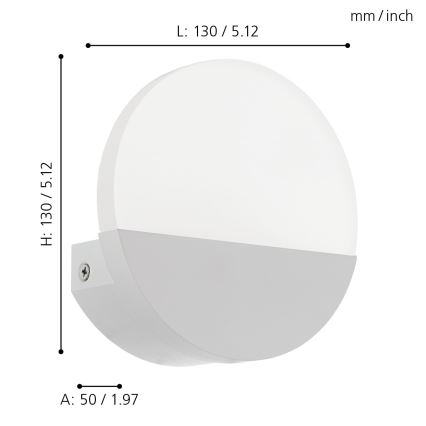 Eglo - Applique murale LED 1xLED/4,5W/230V