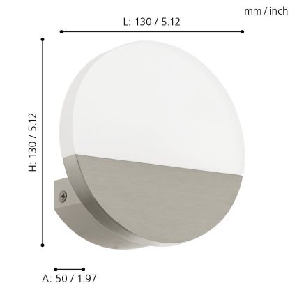 Eglo - Applique murale 1xLED/4,5W/230V