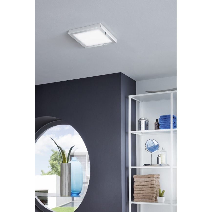 Eglo 96059 - Plafonnier LED pour salle de bains FUEVA LED/22W/230V IP44 30x30 cm