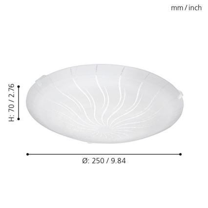 Eglo - plafonnier LED/11W/230V