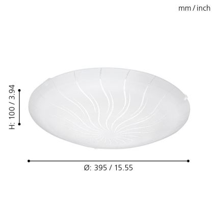 Eglo - plafonnier LED/16W/230V