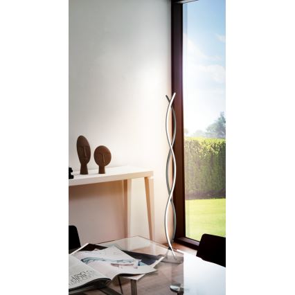 Eglo - Lampadaire LED, 36 W, 230 V, chrome brillant