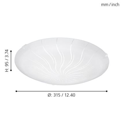 Eglo - plafonnier LED/11W/230V