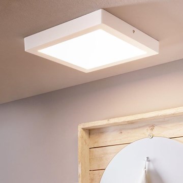 Eglo 96169 - Plafonnier LED pour salle de bains FUEVA 1 LED/22W/230V IP44 30x30 cm