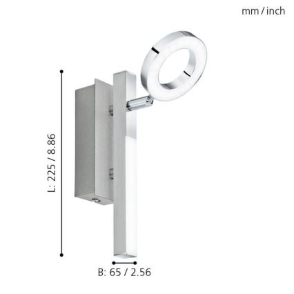 Eglo - Spot LED/3,2W + LED/2,2/230V