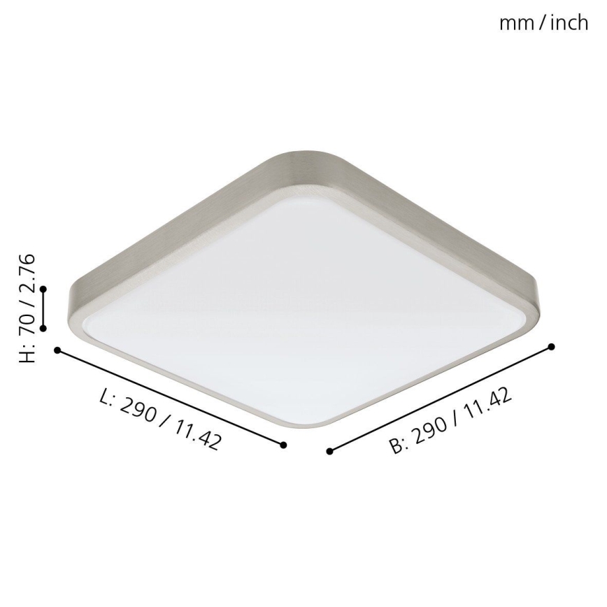 Eglo 96231 - Luminaire LED pour salle de bains MANILVA LED/16W/230V IP44